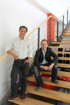 Dr Lukas Steinbacher and An Tran, co-founders of elearning app Cleverlize