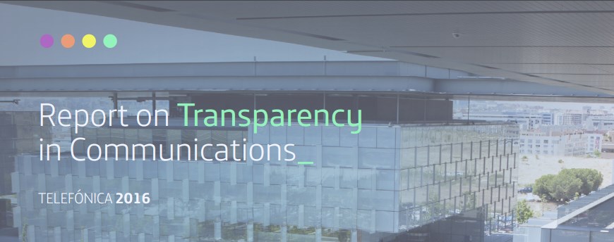 Transparency in communications is a must for Telefónica: discover our report