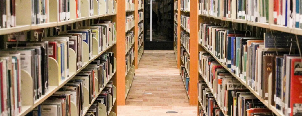 library books shelf