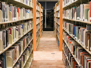 library books shelf