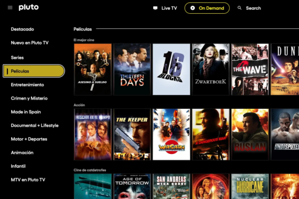Watch films and series online for free